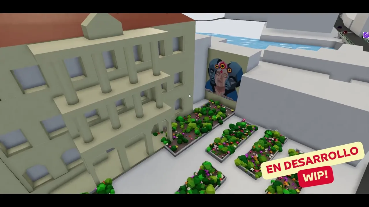 Modelo 3D de un espacio para diseño de eventos