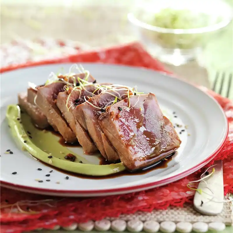 Ejemplo de carta digital para restaurantes: Tataki de Atún en menú QR